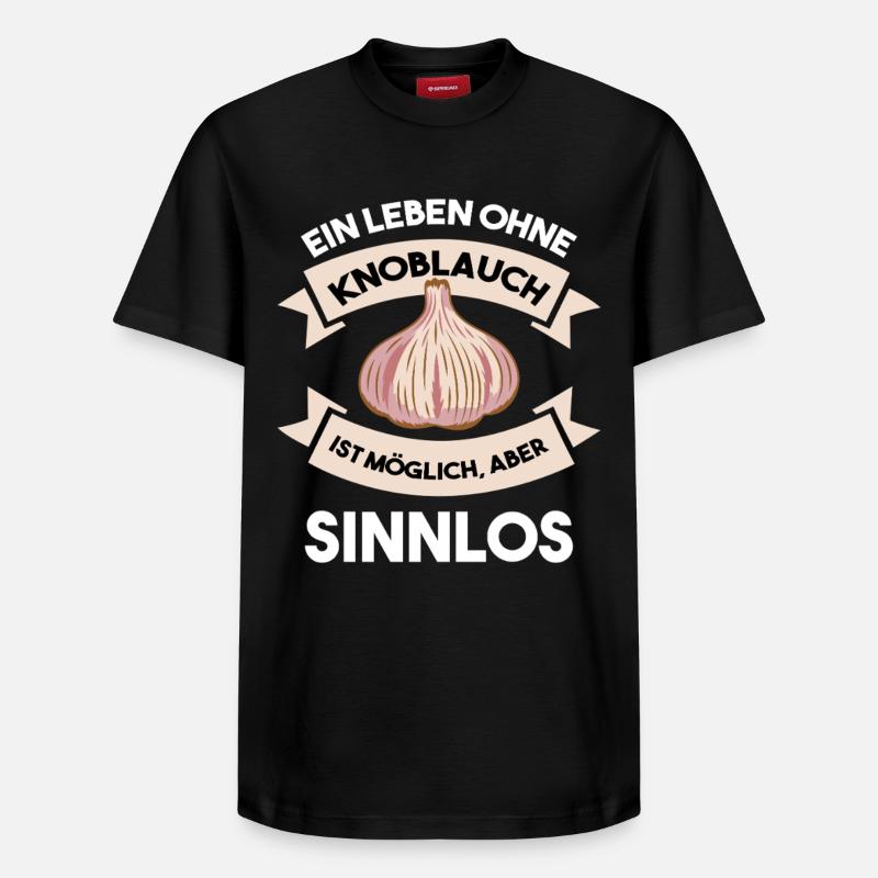 Inutile sans ail - T-shirt unisexe décontracté en coton Supima – de SPREAD - noir