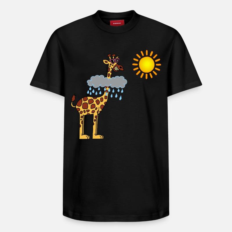 à la recherche du soleil - T-shirt unisexe décontracté en coton Supima – de SPREAD - noir