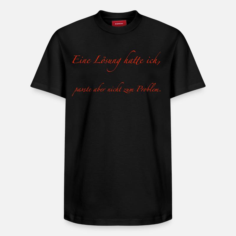 I had a solution - Relaxed Unisex Supima Cotton T-Shirt – by SPREAD - black