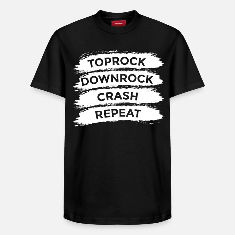 Breakdance Techniques - T-shirt unisexe décontracté en coton Supima – de SPREAD - noir