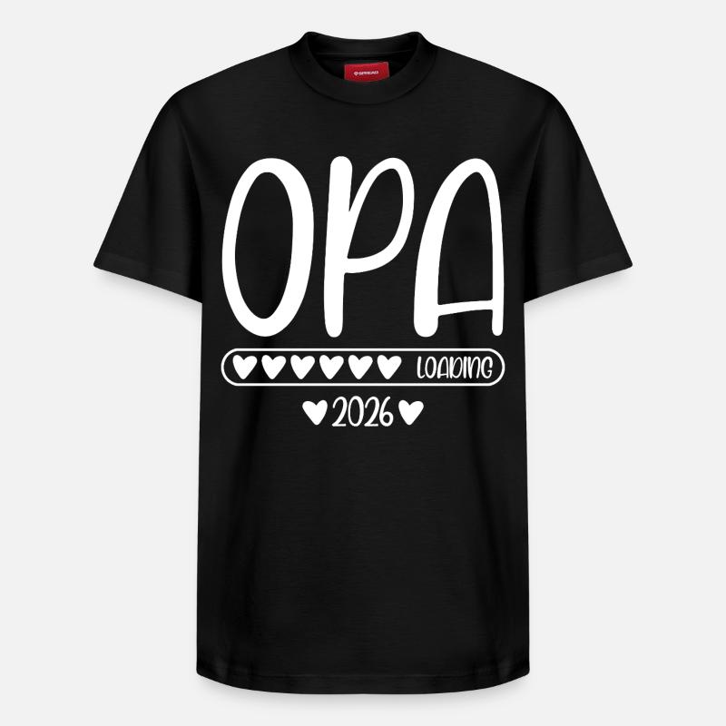 Opa 2026 loading - Relaxed Unisex Supima Cotton T-Shirt – von SPREAD - Schwarz