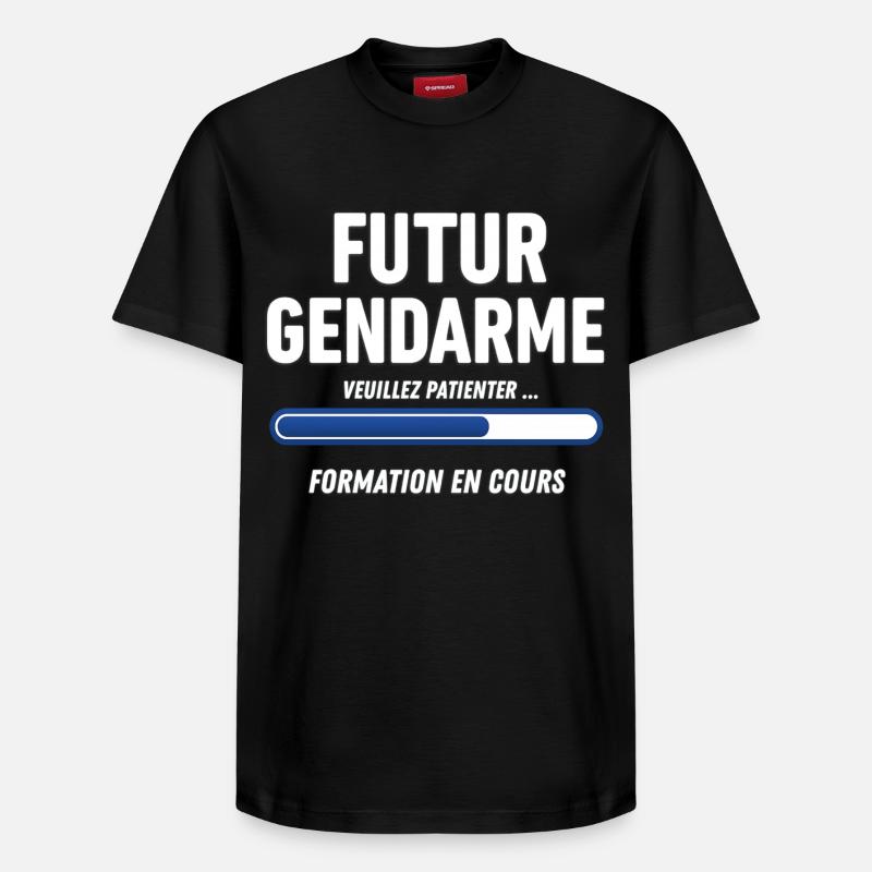Future gendarme - Relaxed Unisex Supima Cotton T-Shirt – by SPREAD - black