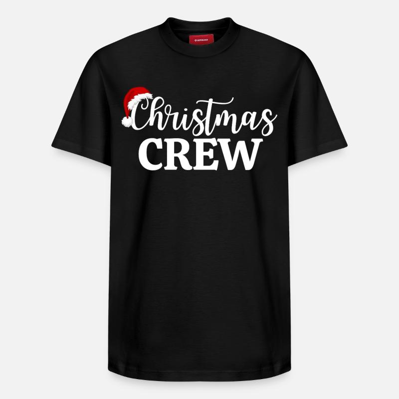 Équipage de Noël - T-shirt unisexe décontracté en coton Supima – de SPREAD - noir
