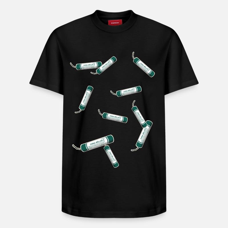 Pétards pyrotechniques - T-shirt unisexe décontracté en coton Supima – de SPREAD - noir
