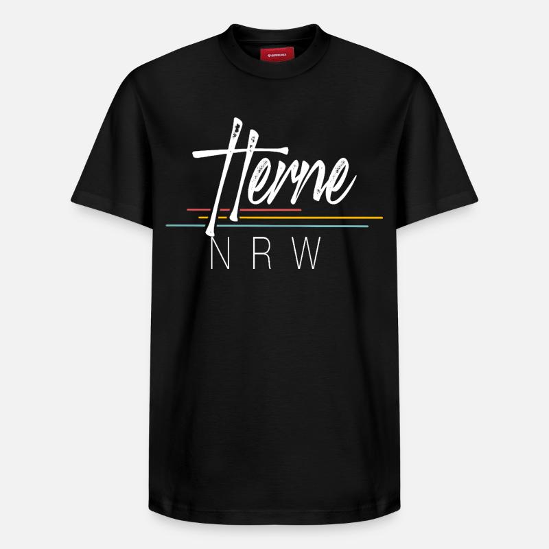 Herne - Relaxed Unisex Supima Cotton T-Shirt – von SPREAD - Schwarz