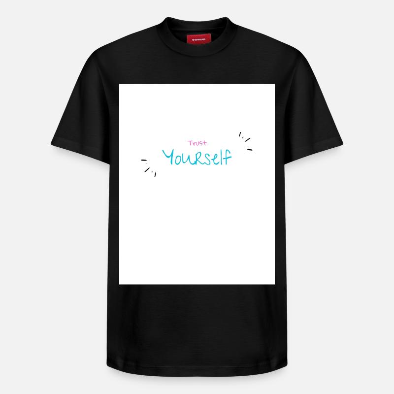 Conception Inspirante Autonomisation Personnelle - T-shirt unisexe décontracté en coton Supima – de SPREAD - noir