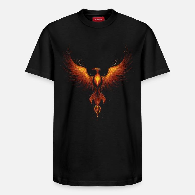 Phoenix - Relaxed Unisex Supima Cotton T-Shirt – by SPREAD - black