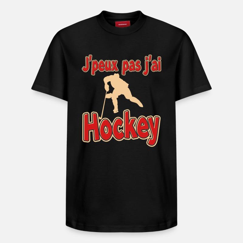 Hockey Impossible: Défi Gelé - T-shirt unisexe décontracté en coton Supima – de SPREAD - noir