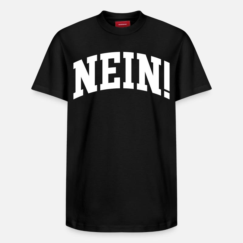 Non - T-shirt unisexe décontracté en coton Supima – de SPREAD - noir