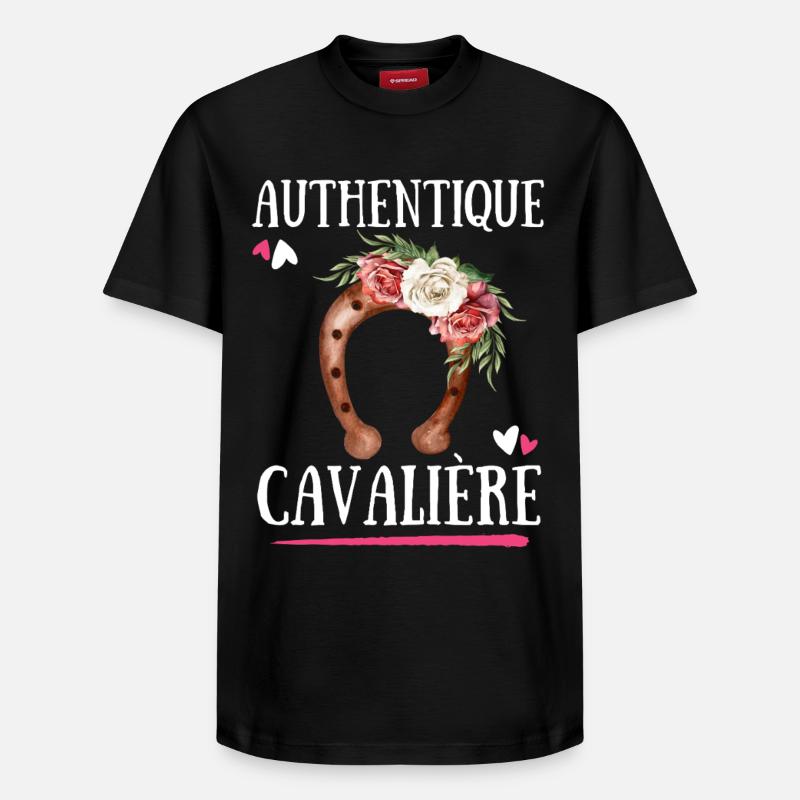 Authentic Cavaliere - Relaxed Unisex Supima Cotton T-Shirt – by SPREAD - black
