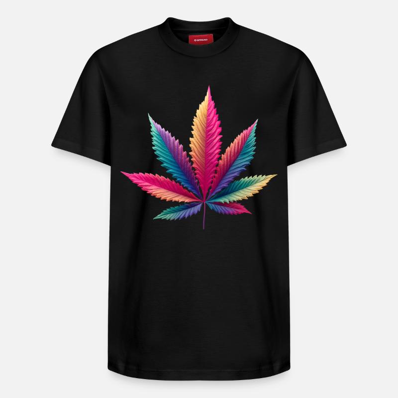 Feuille de chou - T-shirt unisexe décontracté en coton Supima – de SPREAD - noir