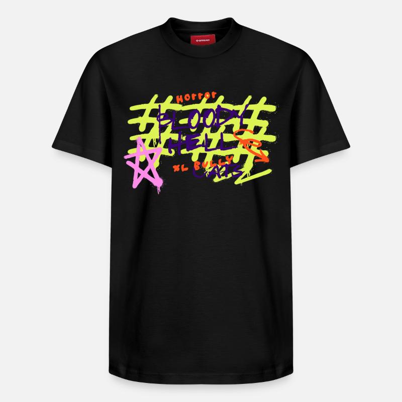XL Chats Intimidateurs - T-shirt unisexe décontracté en coton Supima – de SPREAD - noir