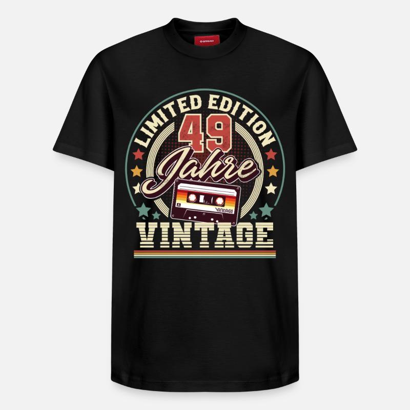 49e anniversaire - T-shirt unisexe décontracté en coton Supima – de SPREAD - noir
