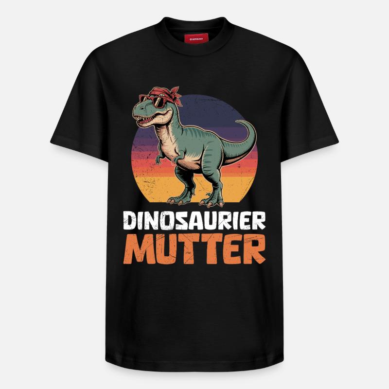 Future Maman DINOSAURE MOM Drôle - T-shirt unisexe décontracté en coton Supima – de SPREAD - noir