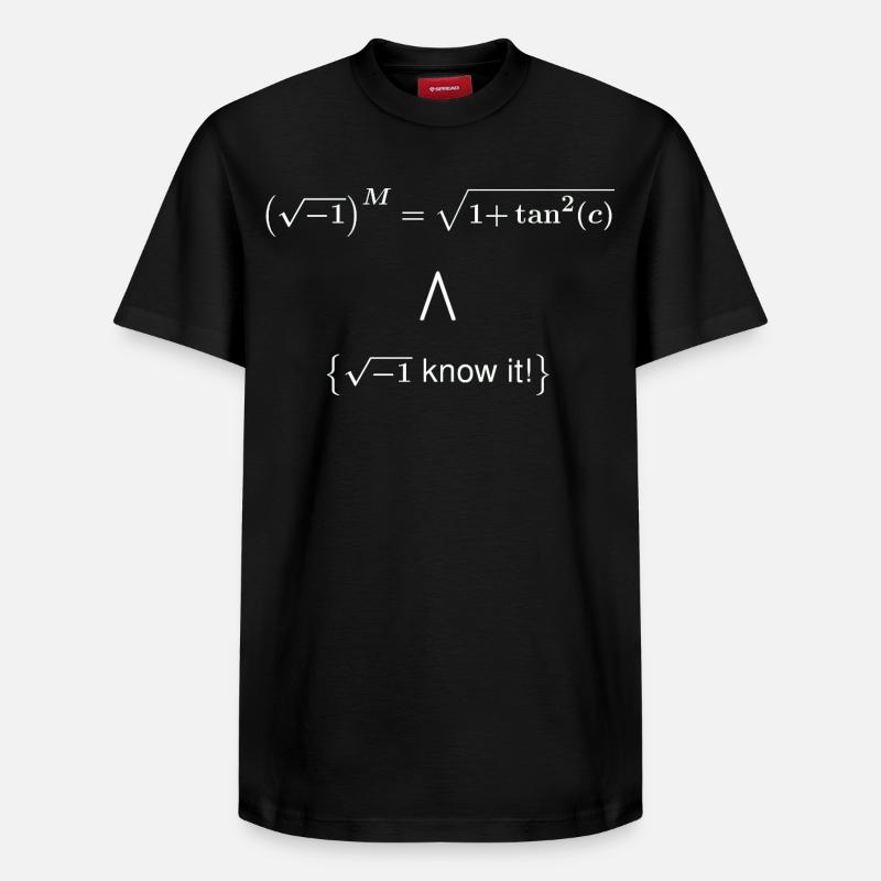 sec_c_know - T-shirt unisexe décontracté en coton Supima – de SPREAD - noir