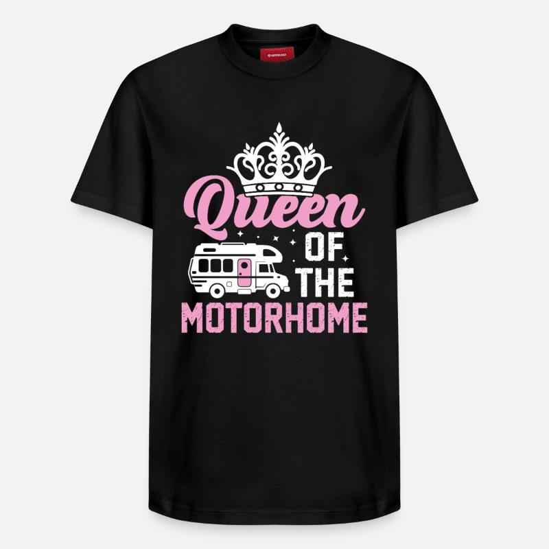 Königin des Wohnmobils - Relaxed Unisex Supima Cotton T-Shirt – von SPREAD - Schwarz