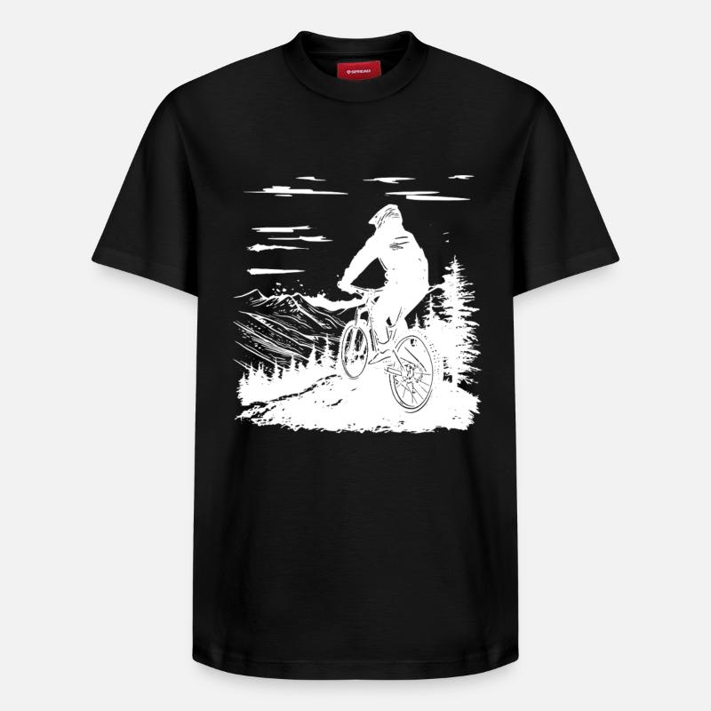 Vtt - T-shirt unisexe décontracté en coton Supima – de SPREAD - noir