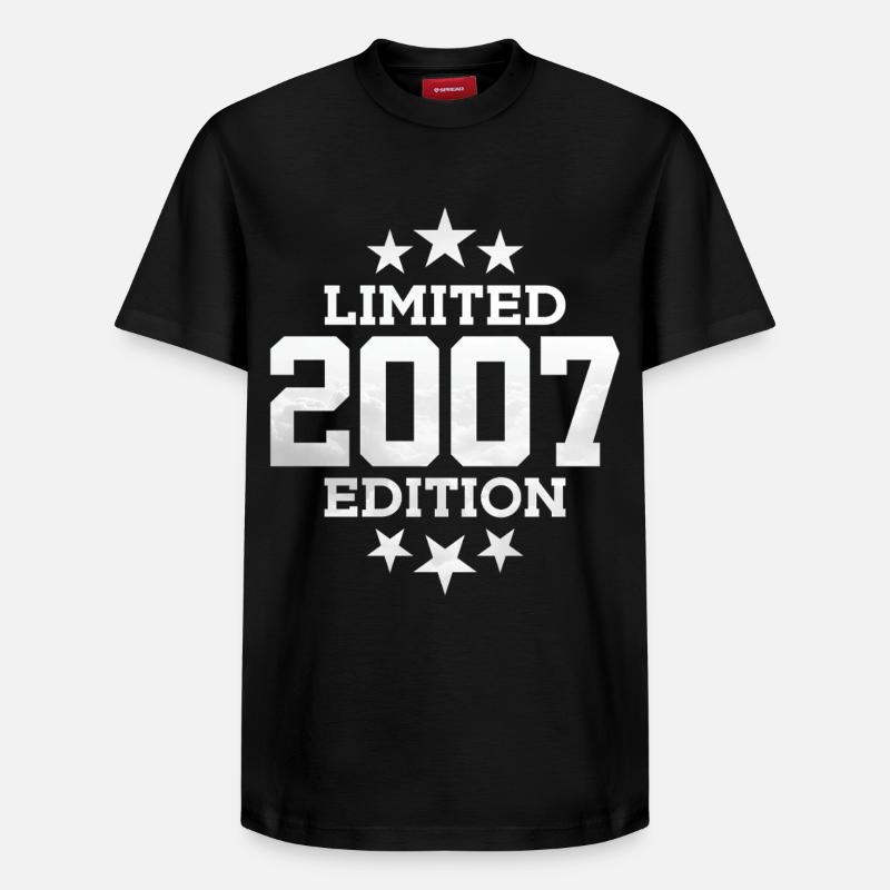 ÉDITION LIMITÉE 2007 19E ANNIVERSAIRE - T-shirt unisexe décontracté en coton Supima – de SPREAD - noir