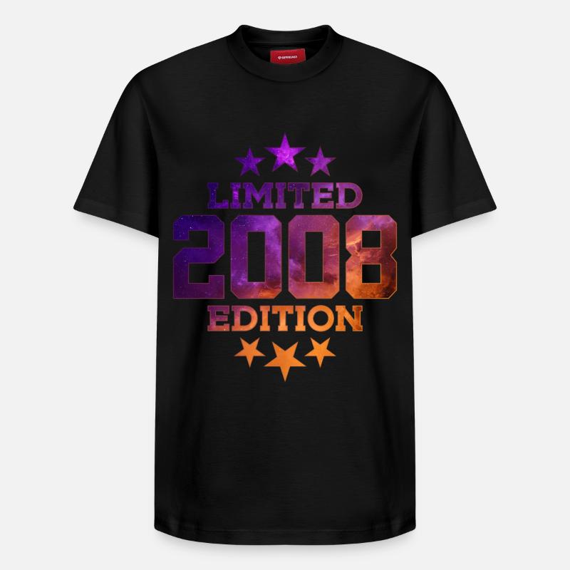 ÉDITION LIMITÉE 2008 18E ANNIVERSAIRE - T-shirt unisexe décontracté en coton Supima – de SPREAD - noir