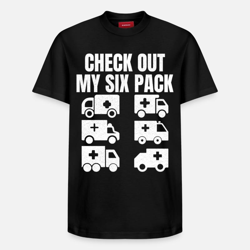 Découvrez mon pack de six - T-shirt unisexe décontracté en coton Supima – de SPREAD - noir
