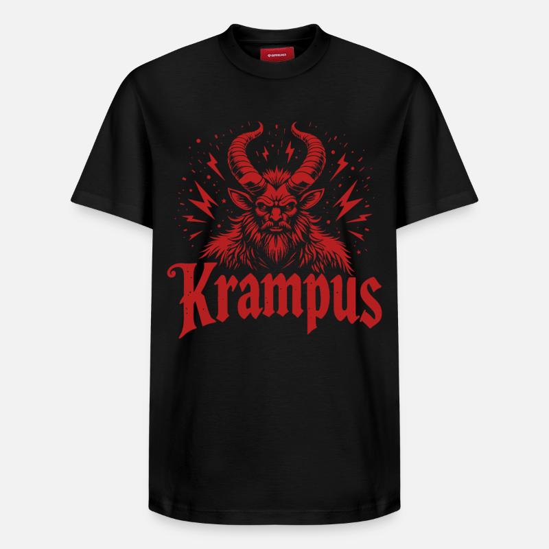 Krampus - T-shirt unisexe décontracté en coton Supima – de SPREAD - noir