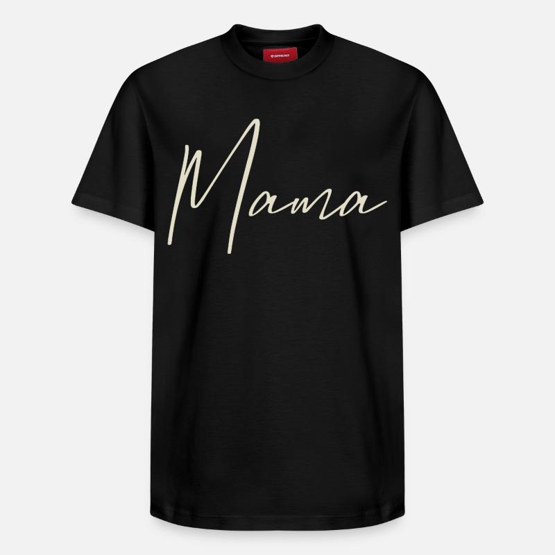 Mama - Relaxed Unisex Supima Cotton T-Shirt – von SPREAD - Schwarz
