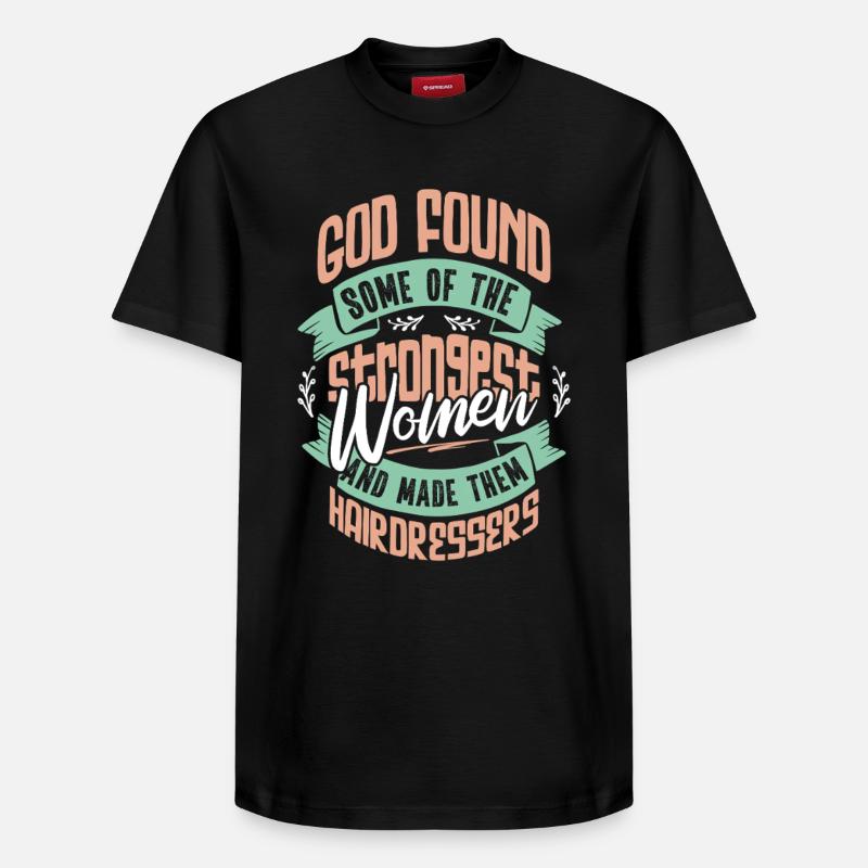 Cadeau de motivation coiffeur - T-shirt unisexe décontracté en coton Supima – de SPREAD - noir
