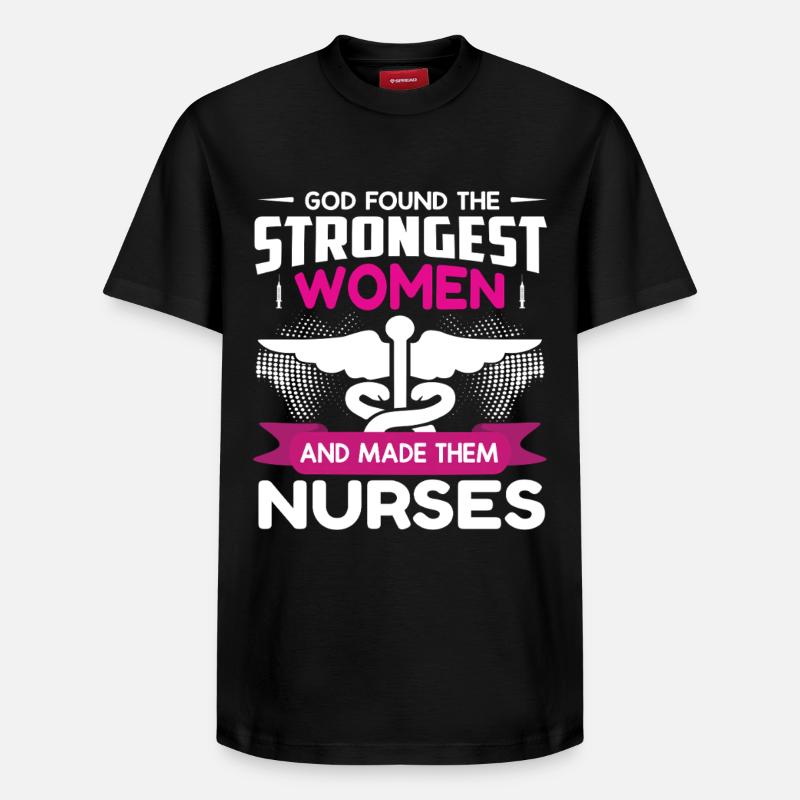 infirmier - T-shirt unisexe décontracté en coton Supima – de SPREAD - noir