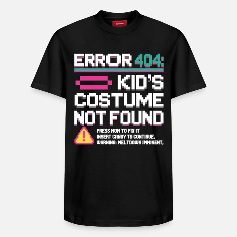 Erreur 404 Costume d’enfant introuvable - T-shirt unisexe décontracté en coton Supima – de SPREAD - noir