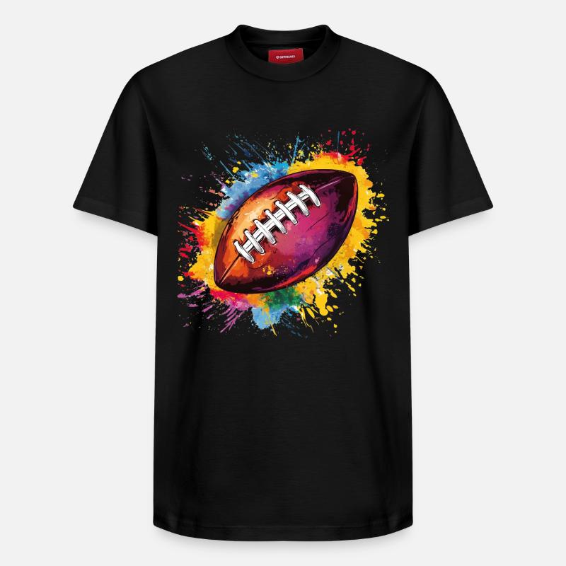 Football - T-shirt unisexe décontracté en coton Supima – de SPREAD - noir