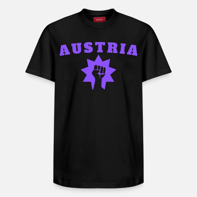 Vienne - T-shirt unisexe décontracté en coton Supima – de SPREAD - noir