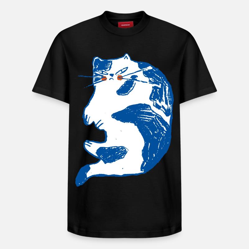 CRANKY - T-shirt unisexe décontracté en coton Supima – de SPREAD - noir