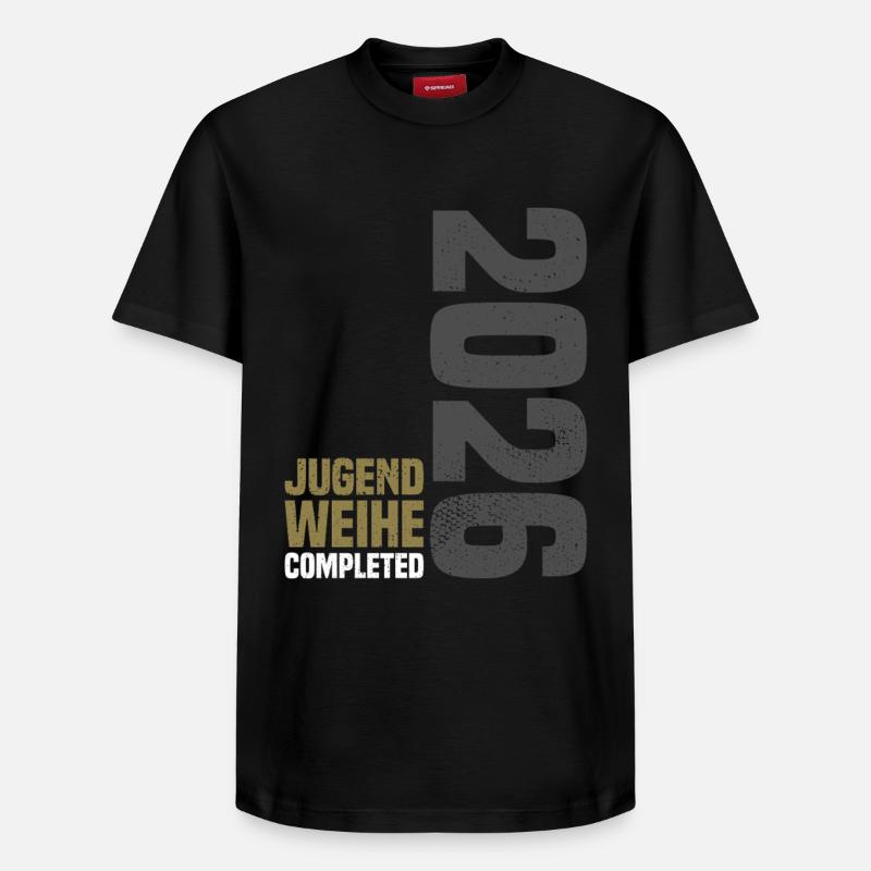 Jugendweihe 2026 - Relaxed Unisex Supima Cotton T-Shirt – von SPREAD - Schwarz