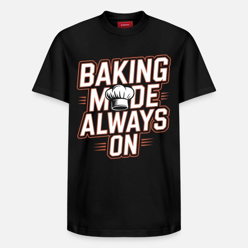 Backenmodus Immer An - Relaxed Unisex Supima Cotton T-Shirt – von SPREAD - Schwarz