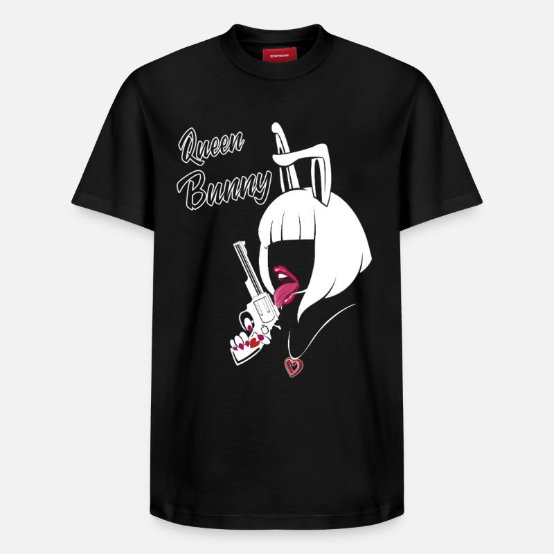 Amoureux - T-shirt unisexe décontracté en coton Supima – de SPREAD - noir