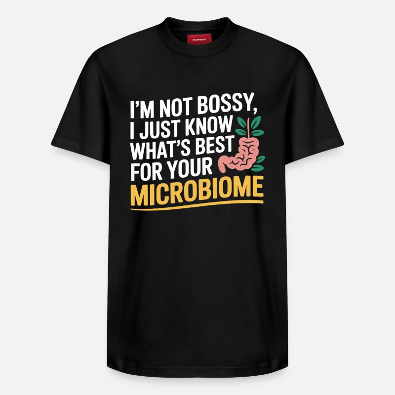 Diététicienne professionnelle experte en microbiome - T-shirt unisexe décontracté en coton Supima – de SPREAD - noir