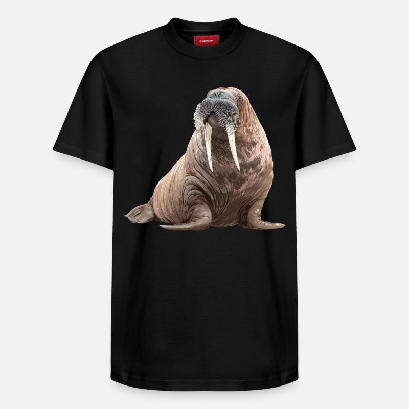 Morse - T-shirt unisexe décontracté en coton Supima – de SPREAD - noir