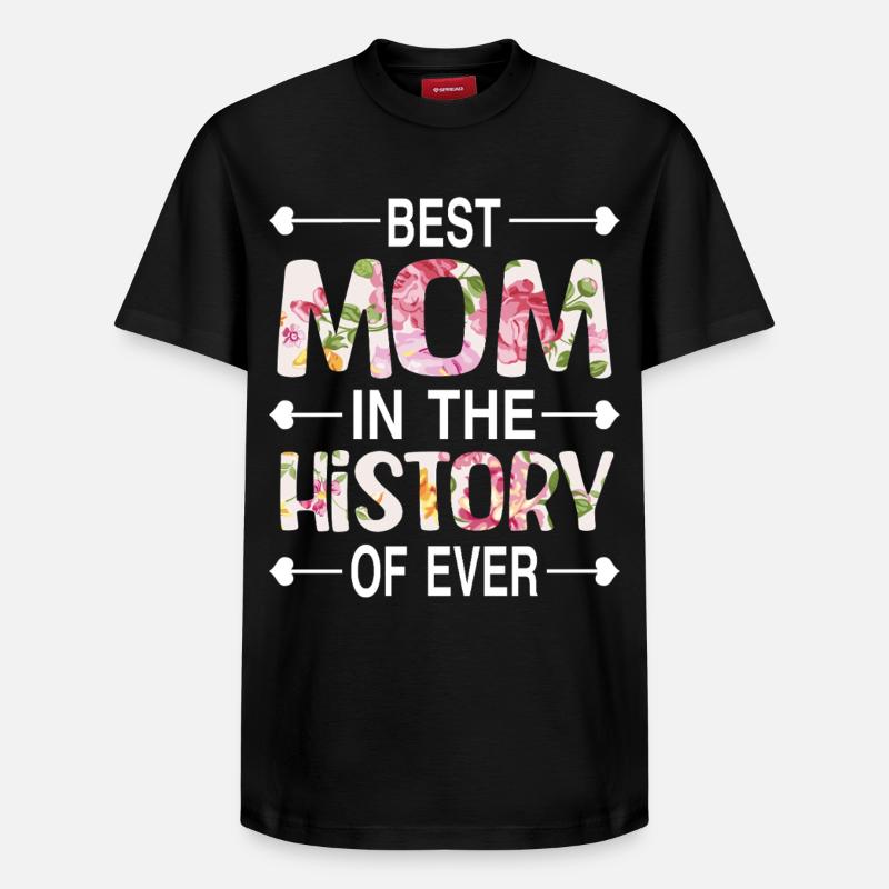 Maman Maman - T-shirt unisexe décontracté en coton Supima – de SPREAD - noir