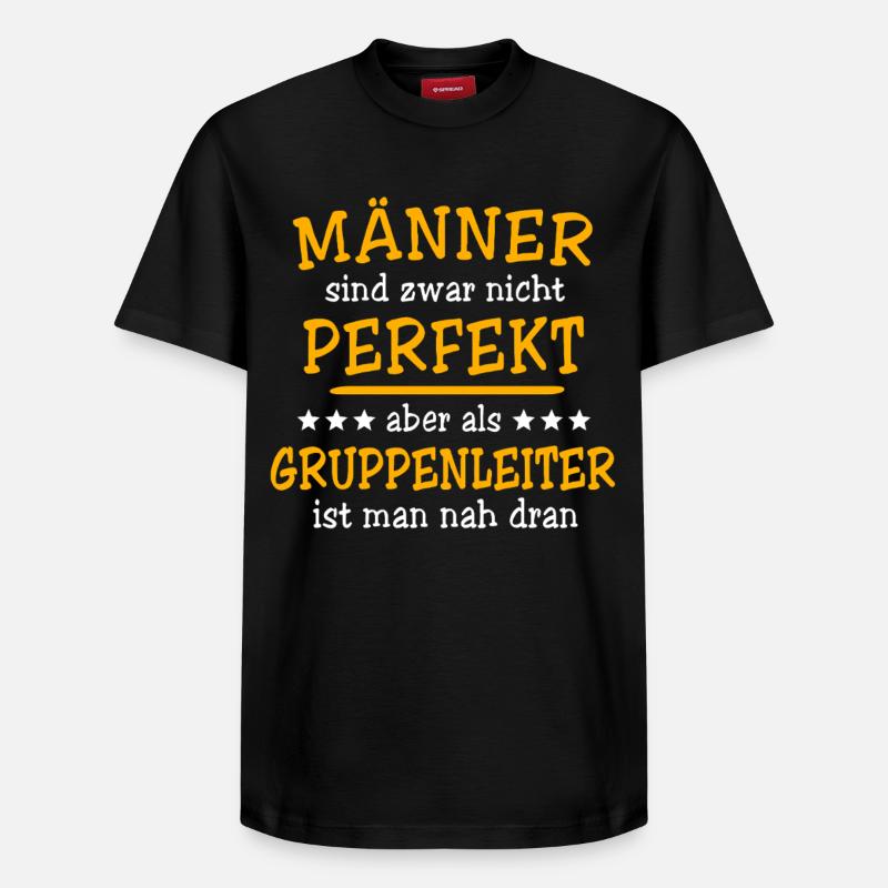Expressions des chefs de groupe - T-shirt unisexe décontracté en coton Supima – de SPREAD - noir