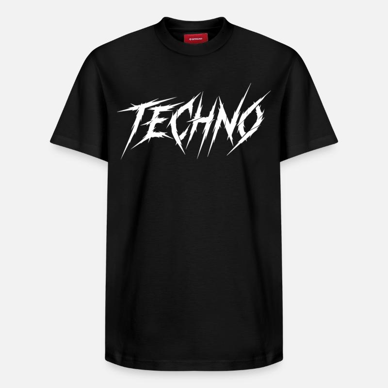 Techno Griffe Brutale - T-shirt unisexe décontracté en coton Supima – de SPREAD - noir