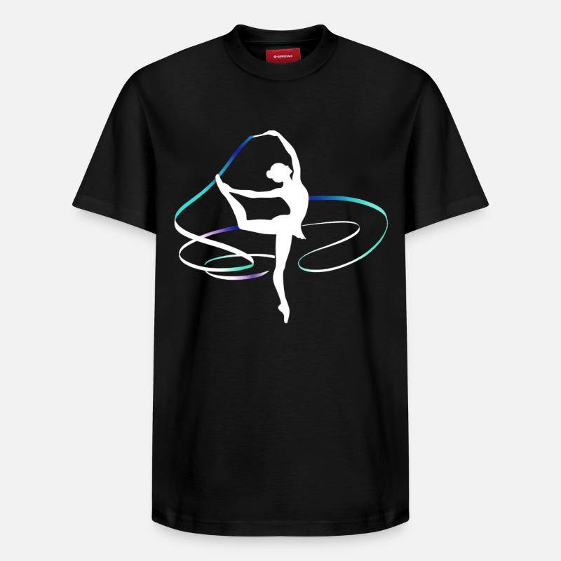 Tanzen - Relaxed Unisex Supima Cotton T-Shirt – von SPREAD - Schwarz