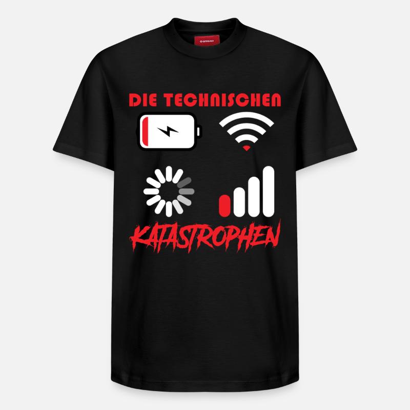 Computer THE TECHNICAL DISASTERS FUNNY - Relaxed Unisex Supima Cotton T-Shirt – by SPREAD - black