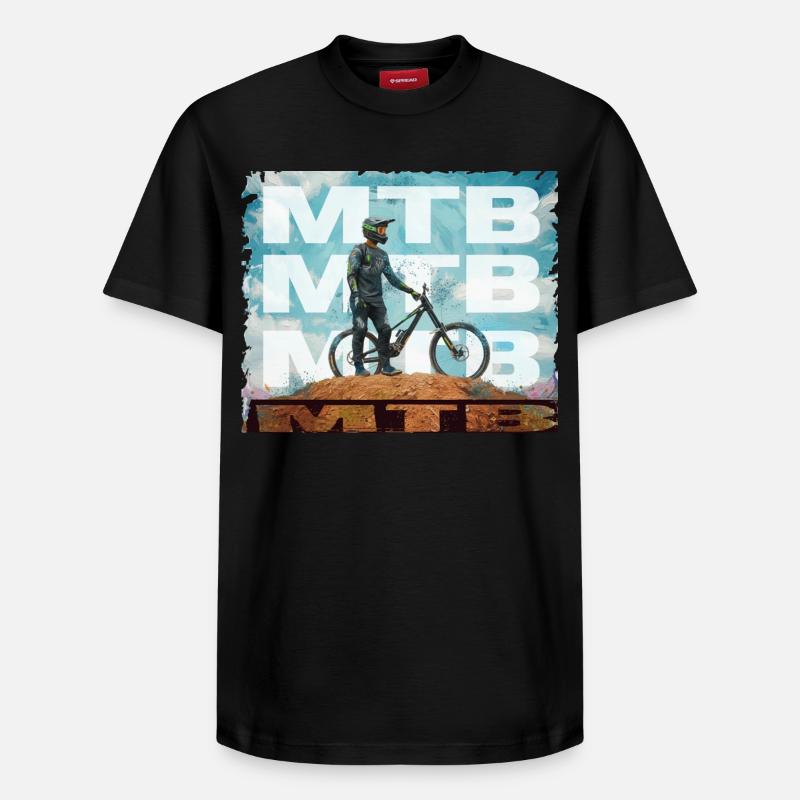 VTT - T-shirt unisexe décontracté en coton Supima – de SPREAD - noir