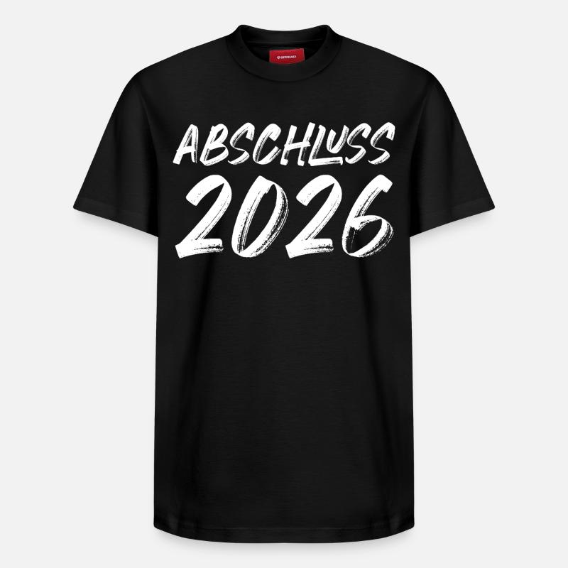 Abschluss 2026 - Relaxed Unisex Supima Cotton T-Shirt – von SPREAD - Schwarz