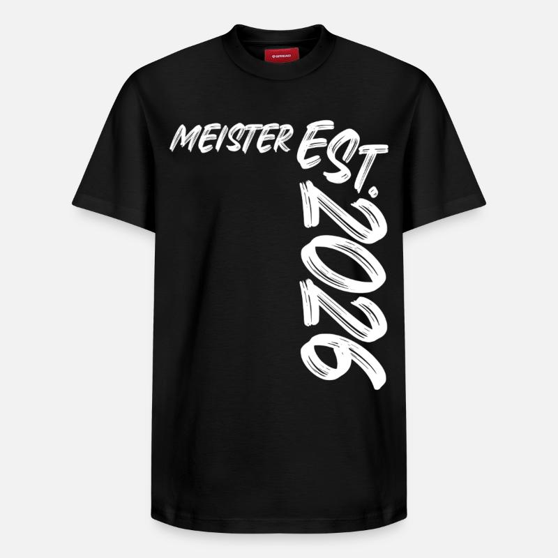 Master est. 2026 - T-shirt unisexe décontracté en coton Supima – de SPREAD - noir
