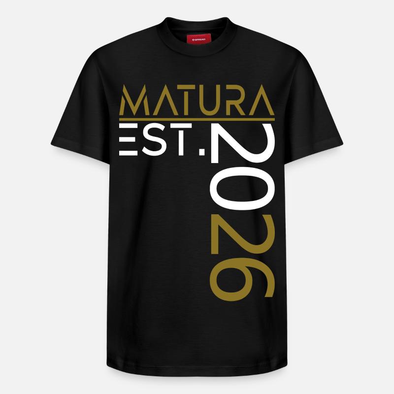 Maturité 2026 - T-shirt unisexe décontracté en coton Supima – de SPREAD - noir
