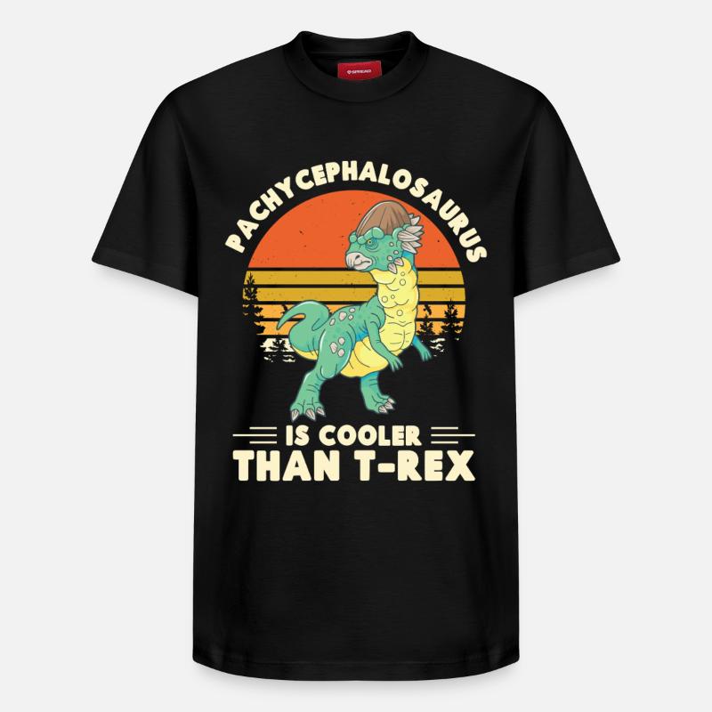 Costume de Pachycephalosaurus Paléontologue Dinosaure - T-shirt unisexe décontracté en coton Supima – de SPREAD - noir
