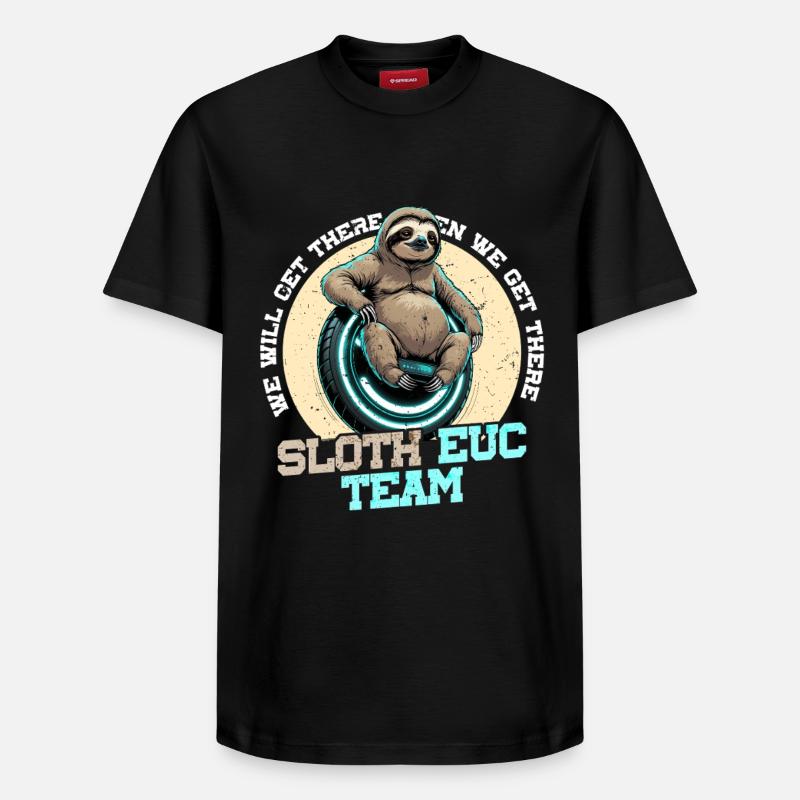 Monoroue monocycliste - T-shirt unisexe décontracté en coton Supima – de SPREAD - noir