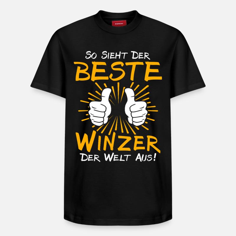 Winemaker Gift Idea - Relaxed Unisex Supima Cotton T-Shirt – by SPREAD - black
