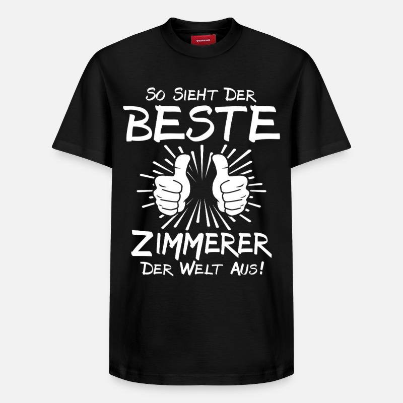 Bester Zimmerer - Relaxed Unisex Supima Cotton T-Shirt – von SPREAD - Schwarz